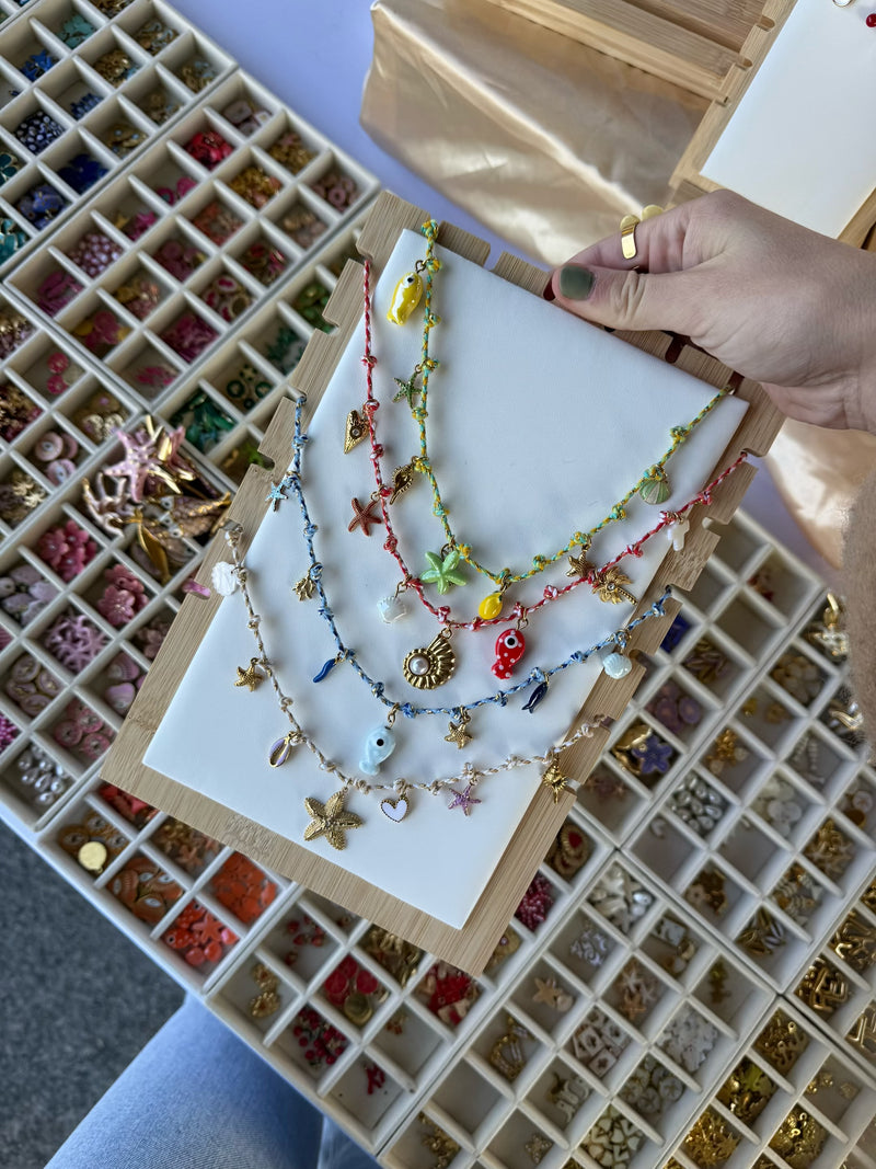 Collier (chaîne et cordon) à personnaliser avec charms ⭐️
