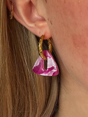 Pampilles Trionis - Effet Quartz (sans créoles)