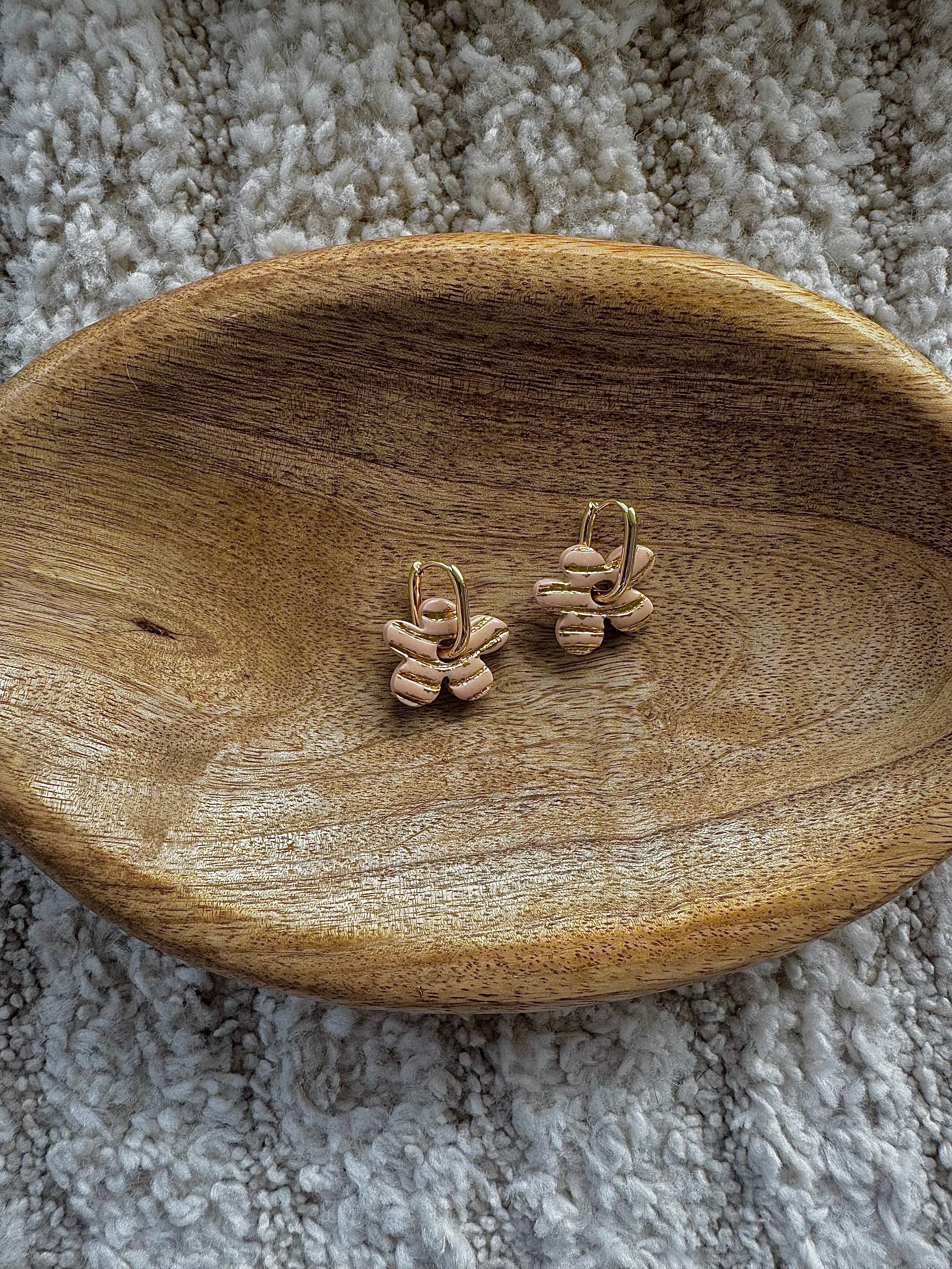 Pampilles - Beige et Or (sans créoles)