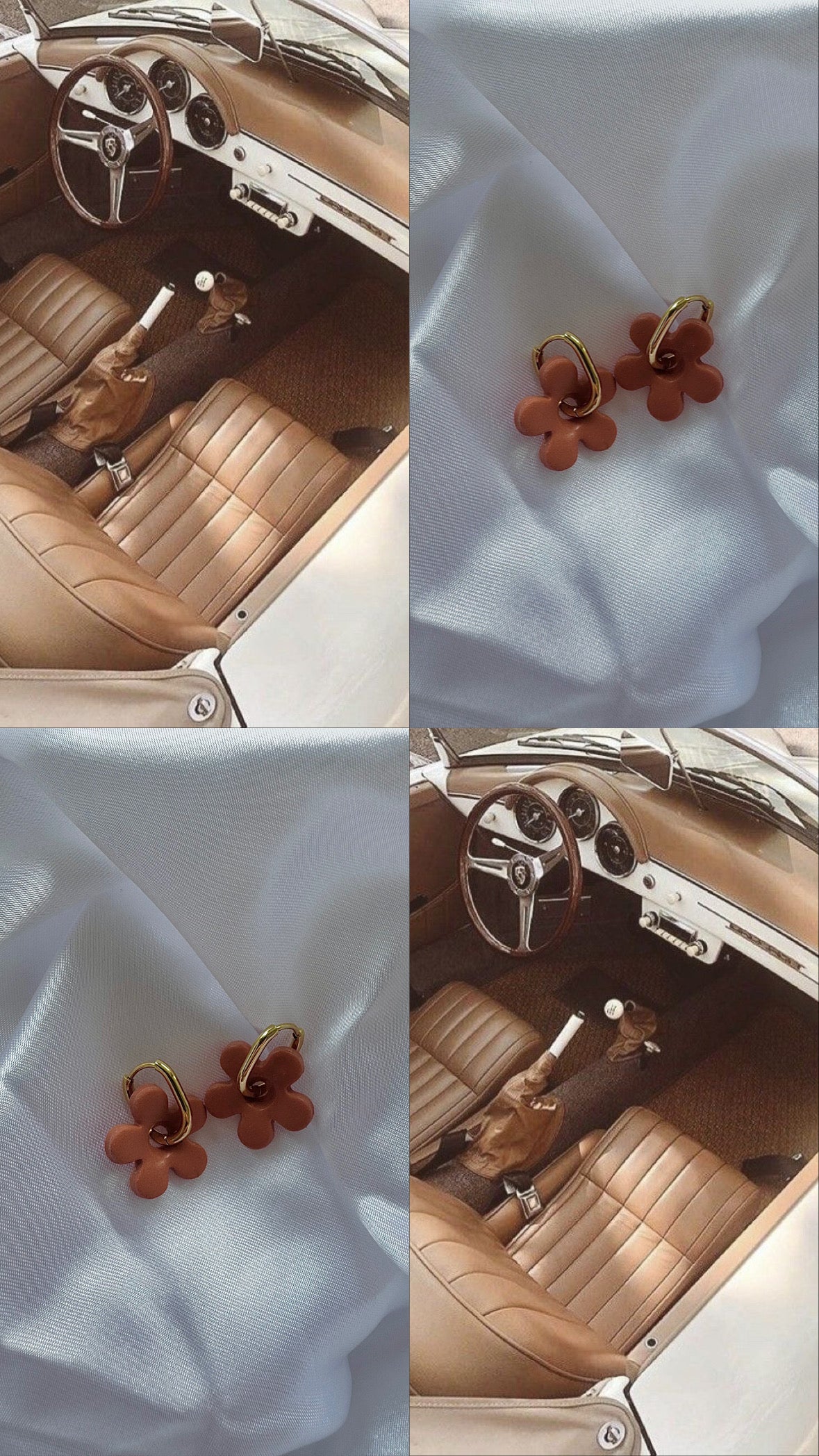 Pampilles - Taupe (sans créoles)