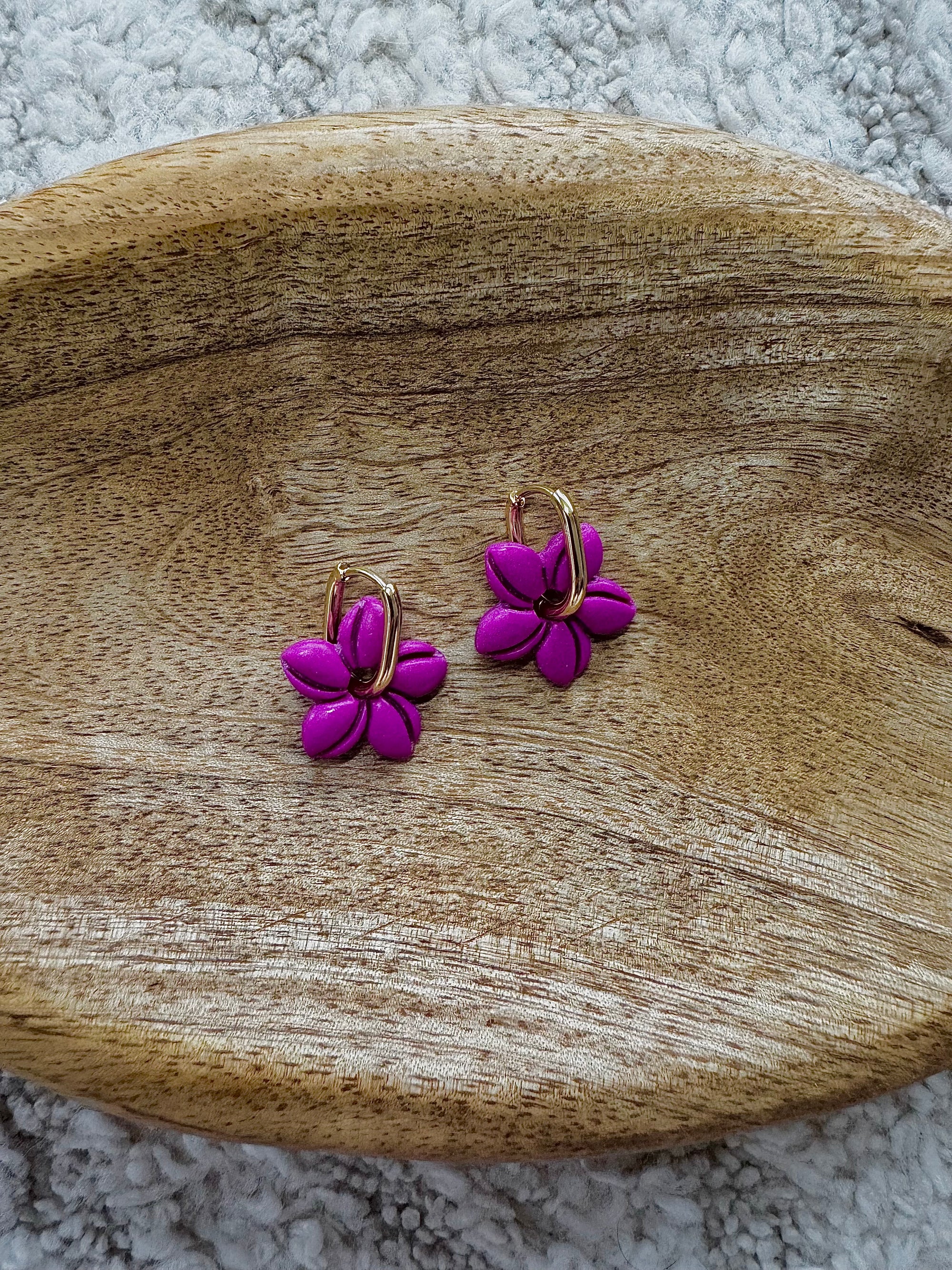 Pampilles - Magenta (sans créoles)