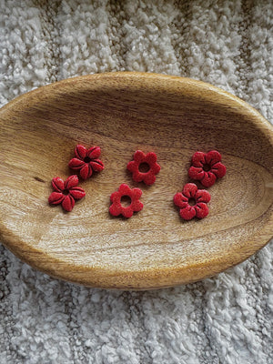 Pampilles - Rouges pailletées (sans créoles)