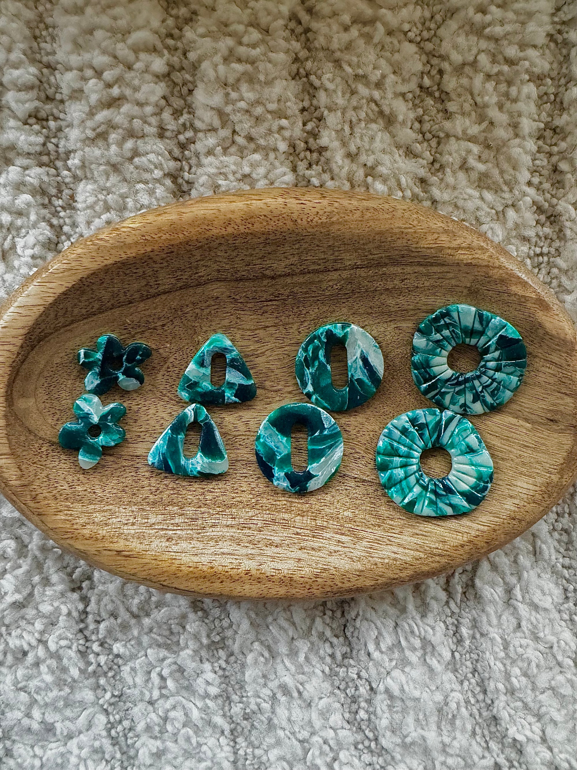 Pampilles - Émeraude (sans créoles)