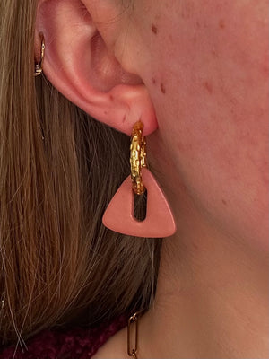 Pampilles Trionis - Taupe (sans créoles)