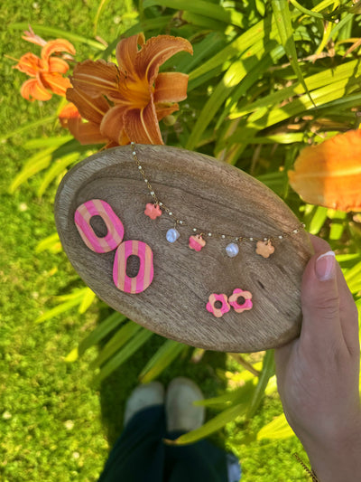 Box Collier / Pampilles - Corail