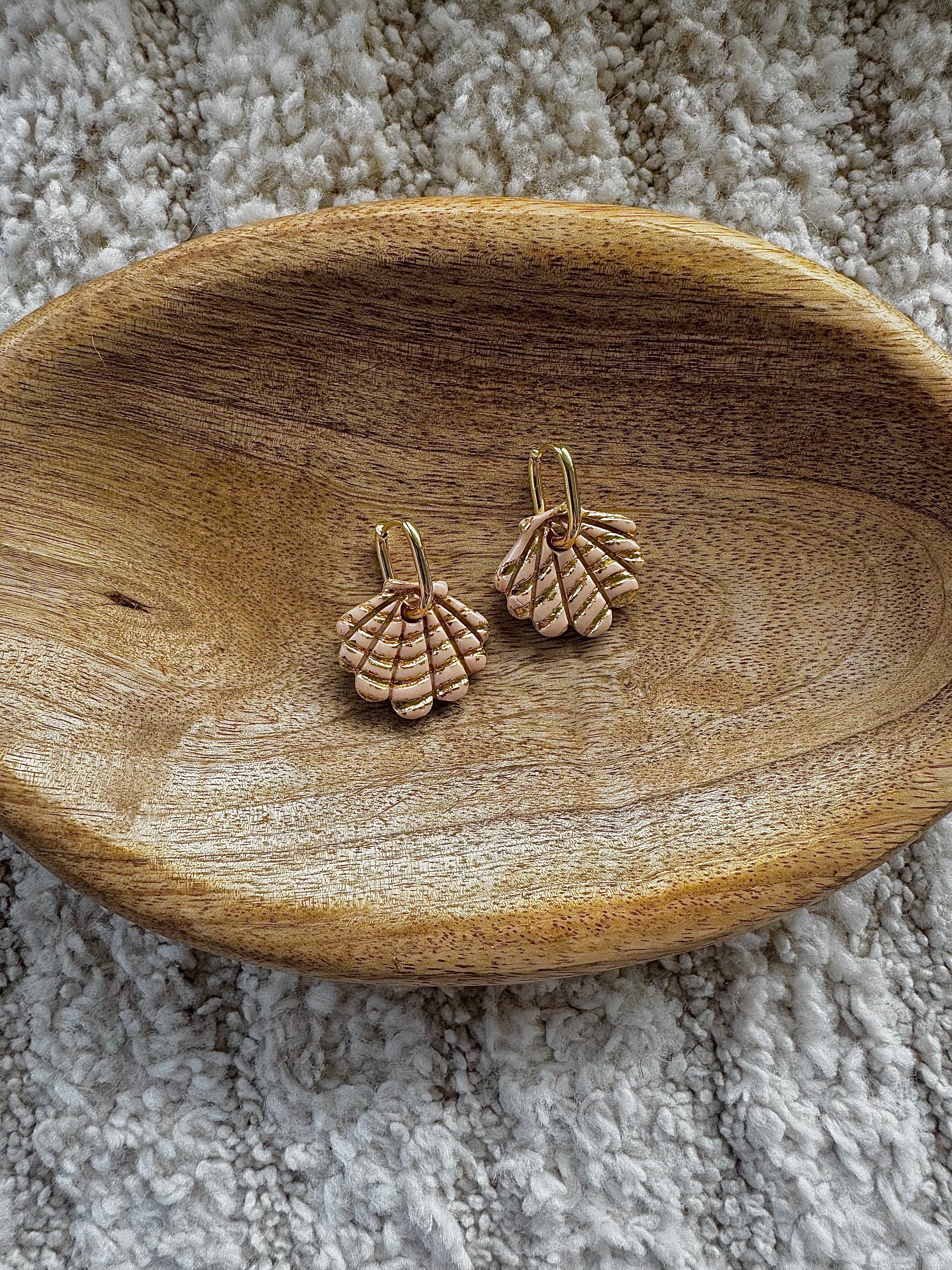 Pampilles - Beige et Or (sans créoles)