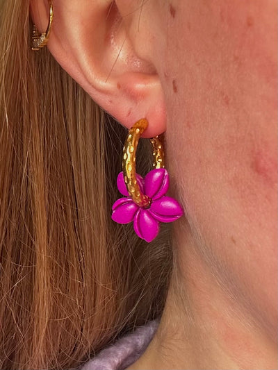 Pampilles Mini Vaiana - Rose (sans créoles)