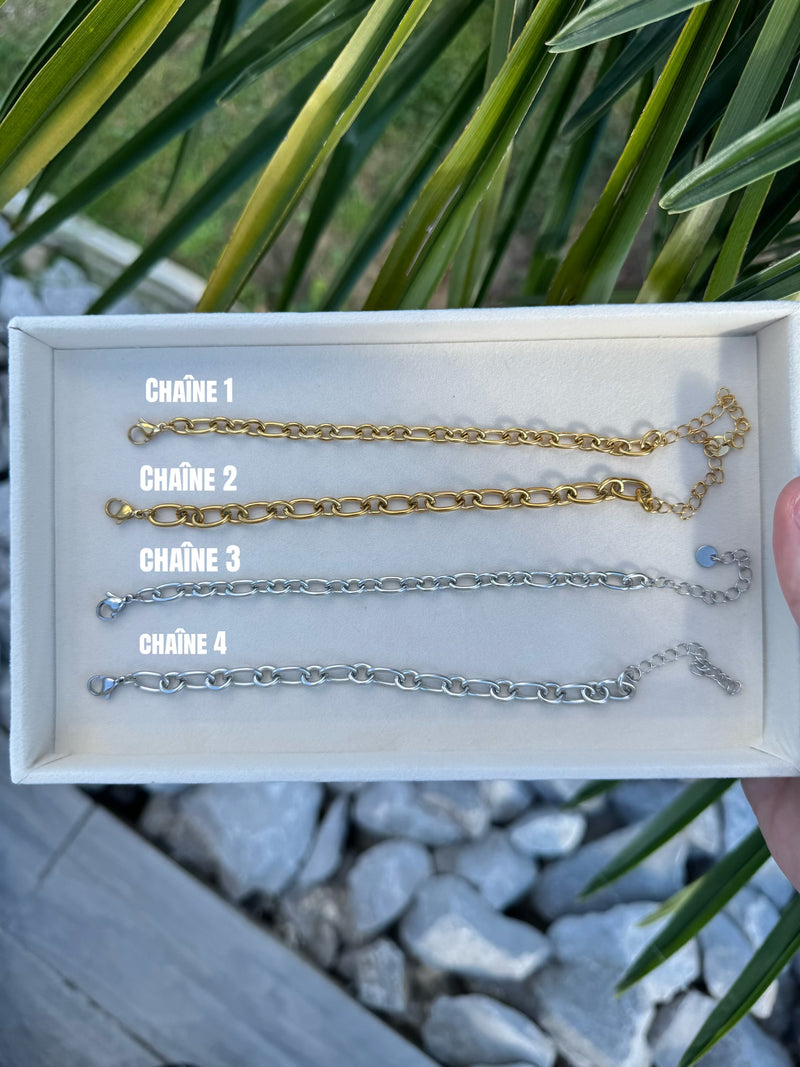 Bracelets (chaîne et cordon) à personnaliser avec charms ⭐️