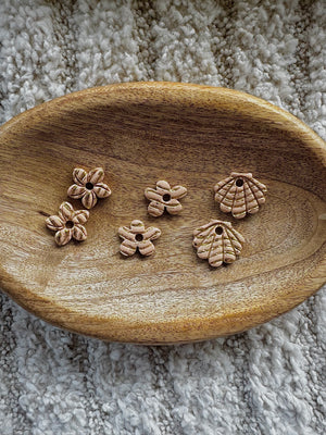 Pampilles - Beige et Or (sans créoles)