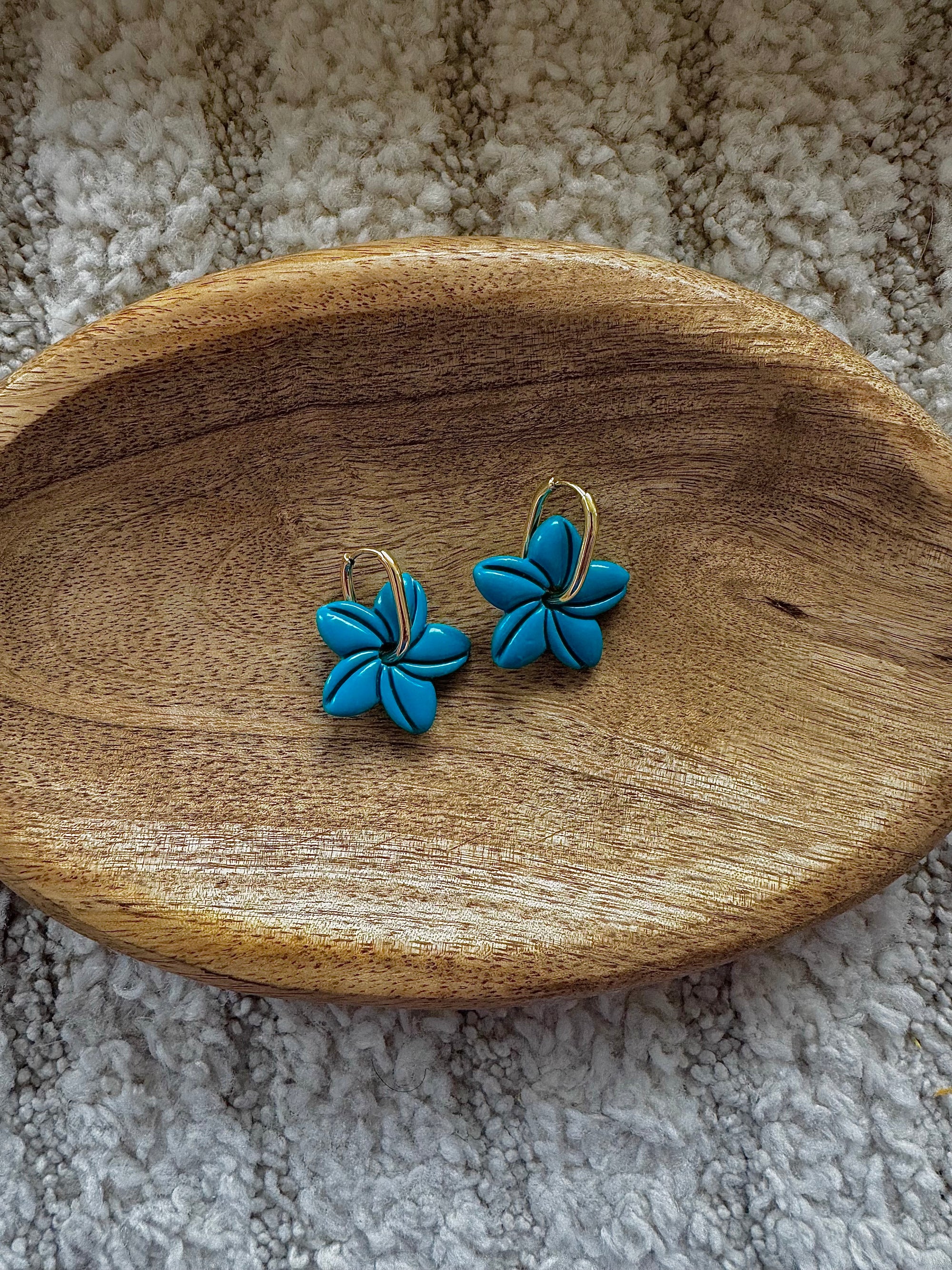 Pampilles - Bleu (sans créoles)