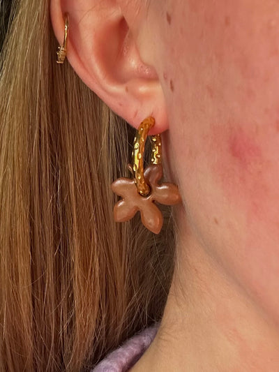 Pampilles Feura - Chocolat (sans créoles)