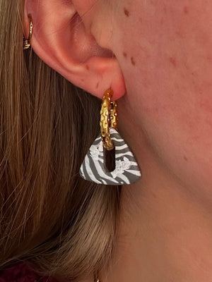 Pampilles Trionis - Zèbre (sans créoles)