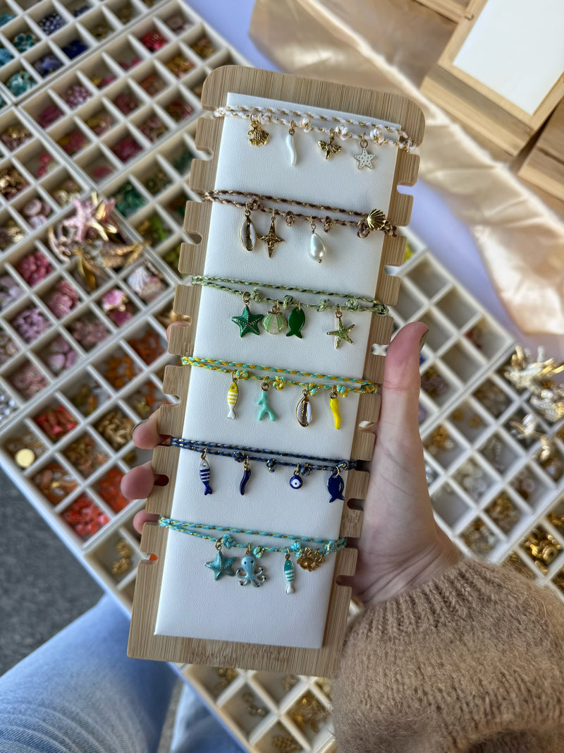Bracelets (chaîne et cordon) à personnaliser avec charms ⭐️