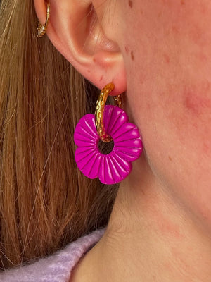 Pampilles Avélia - Rose (sans créoles)