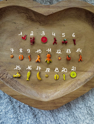 Charms Interchangeables - Rouge, Orange, Jaune