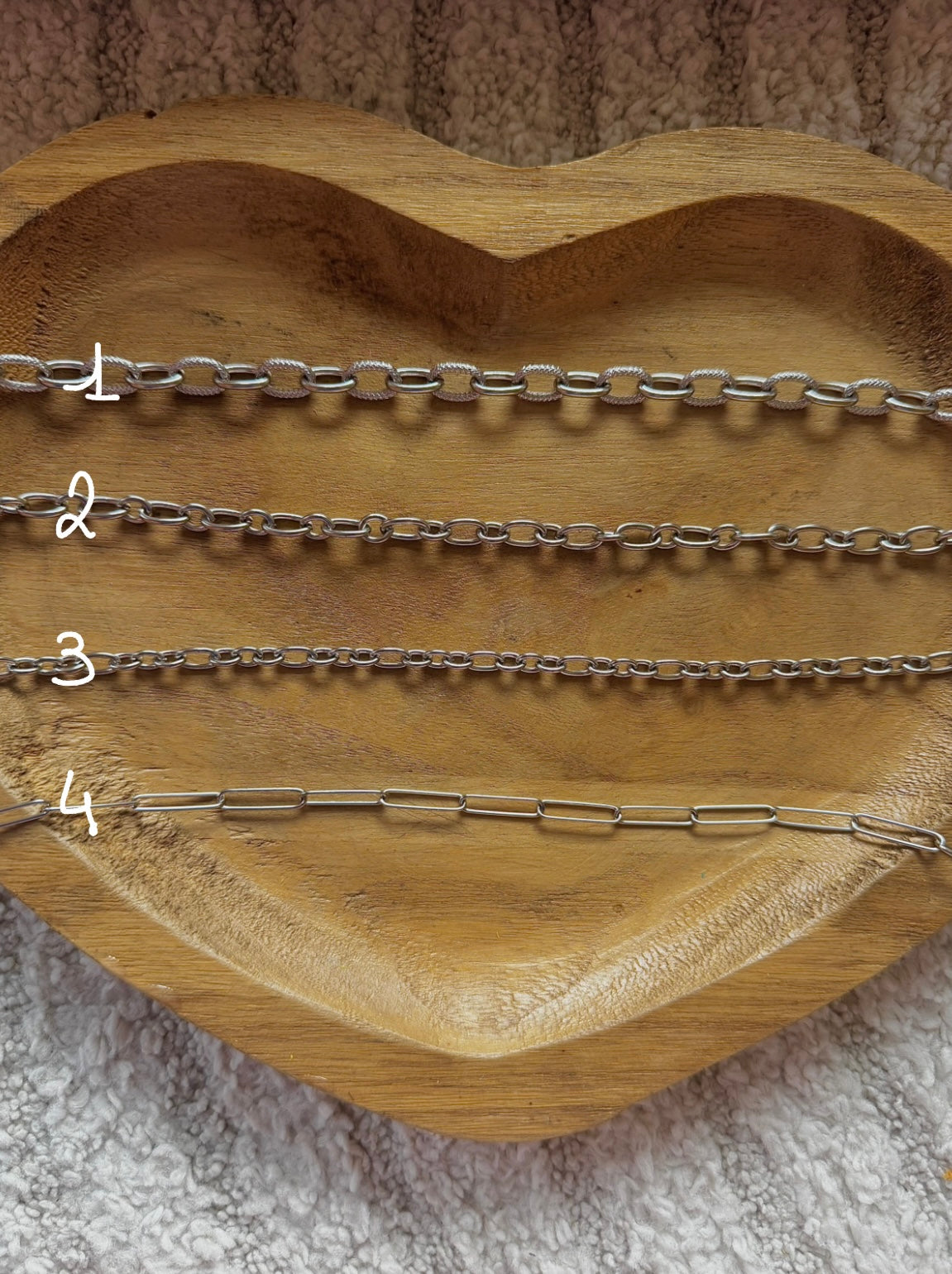 Chaînes personnalisable pour Colliers - Argent