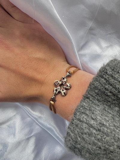 Pampille Bracelets Interchangeables - Léopard (sans cordons)