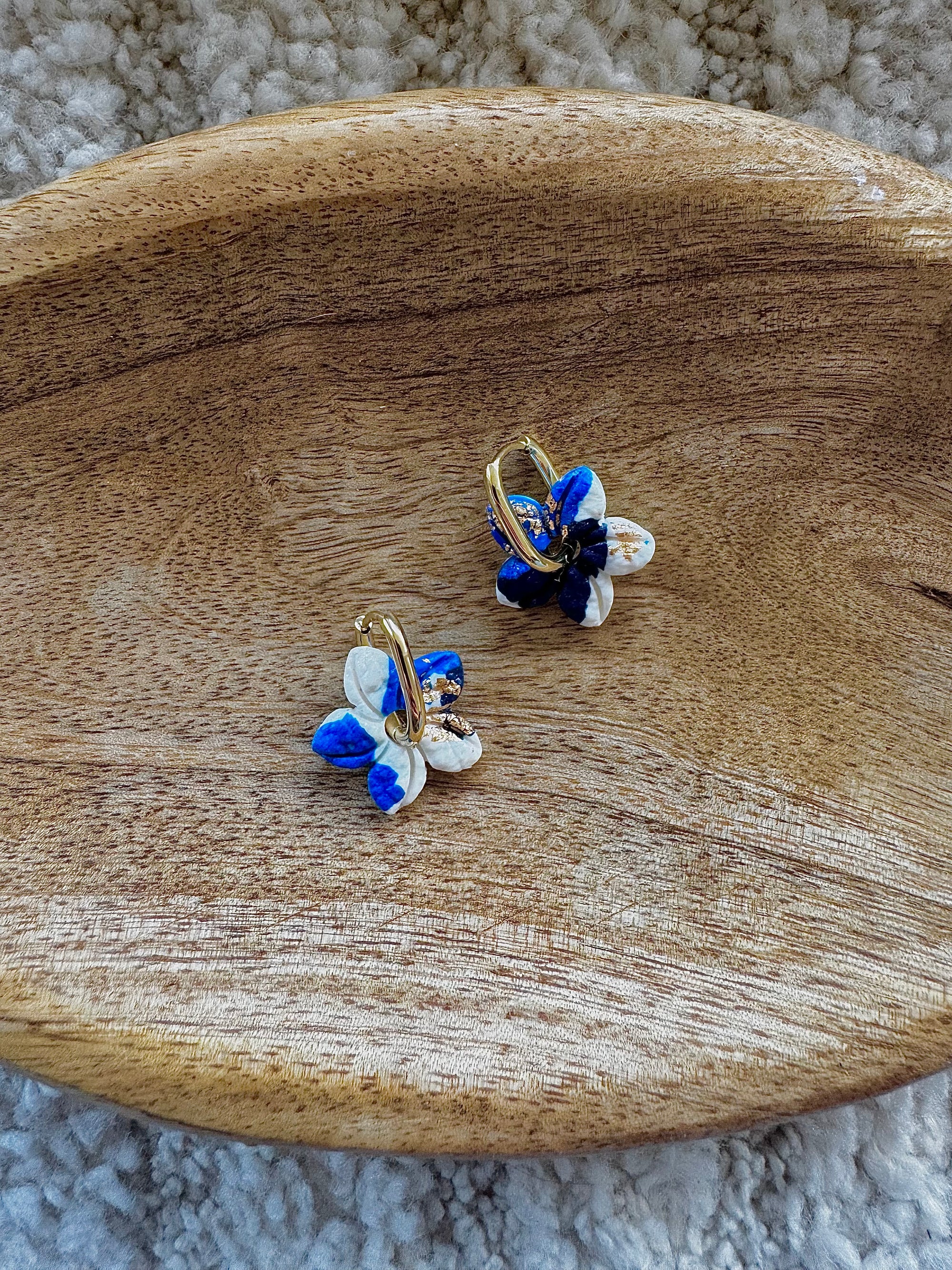 Pampilles - Bleu (sans créoles)