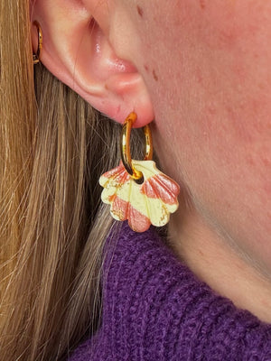 Pampilles Perla - Jaune, Rose et Or (sans créoles)