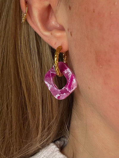 Pampilles Cubia - Effet Quartz (sans créoles)