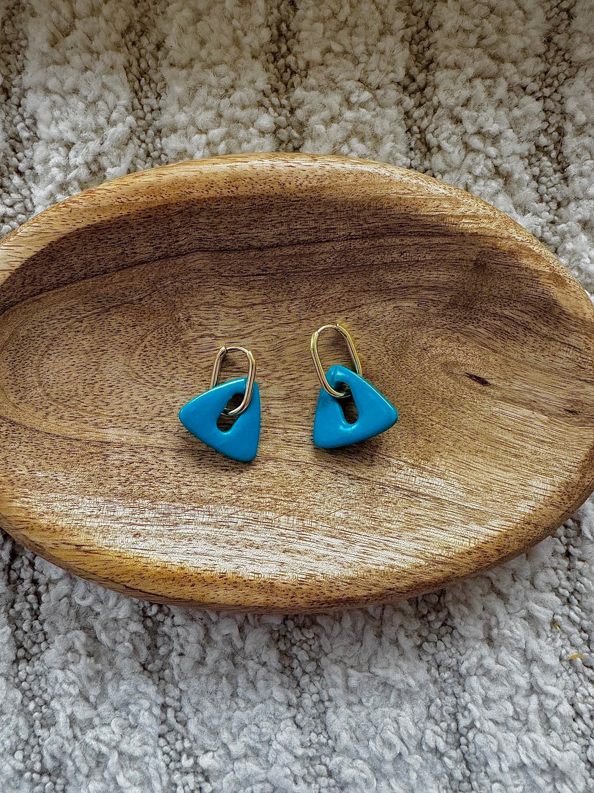 Pampilles - Bleu (sans créoles)