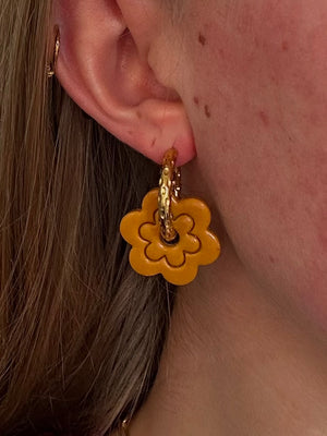 Pampilles Mini Solea - Moutarde (sans créoles)