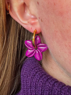 Pampilles Vaiana - Violet (sans créoles)