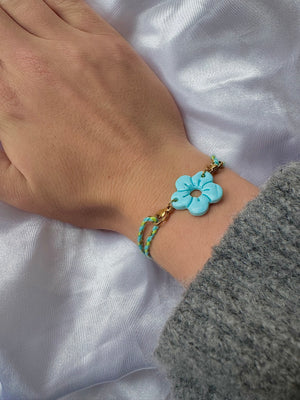 Pampille Bracelets Interchangeables - Bleu (sans cordons)