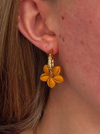 Pampilles Mini Vaiana - Moutarde (sans créoles)