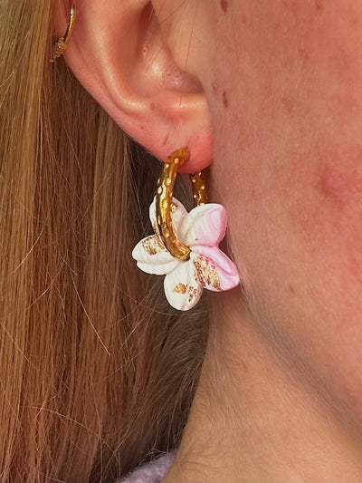 Pampilles Vaiana - Rose et Or (sans créoles)