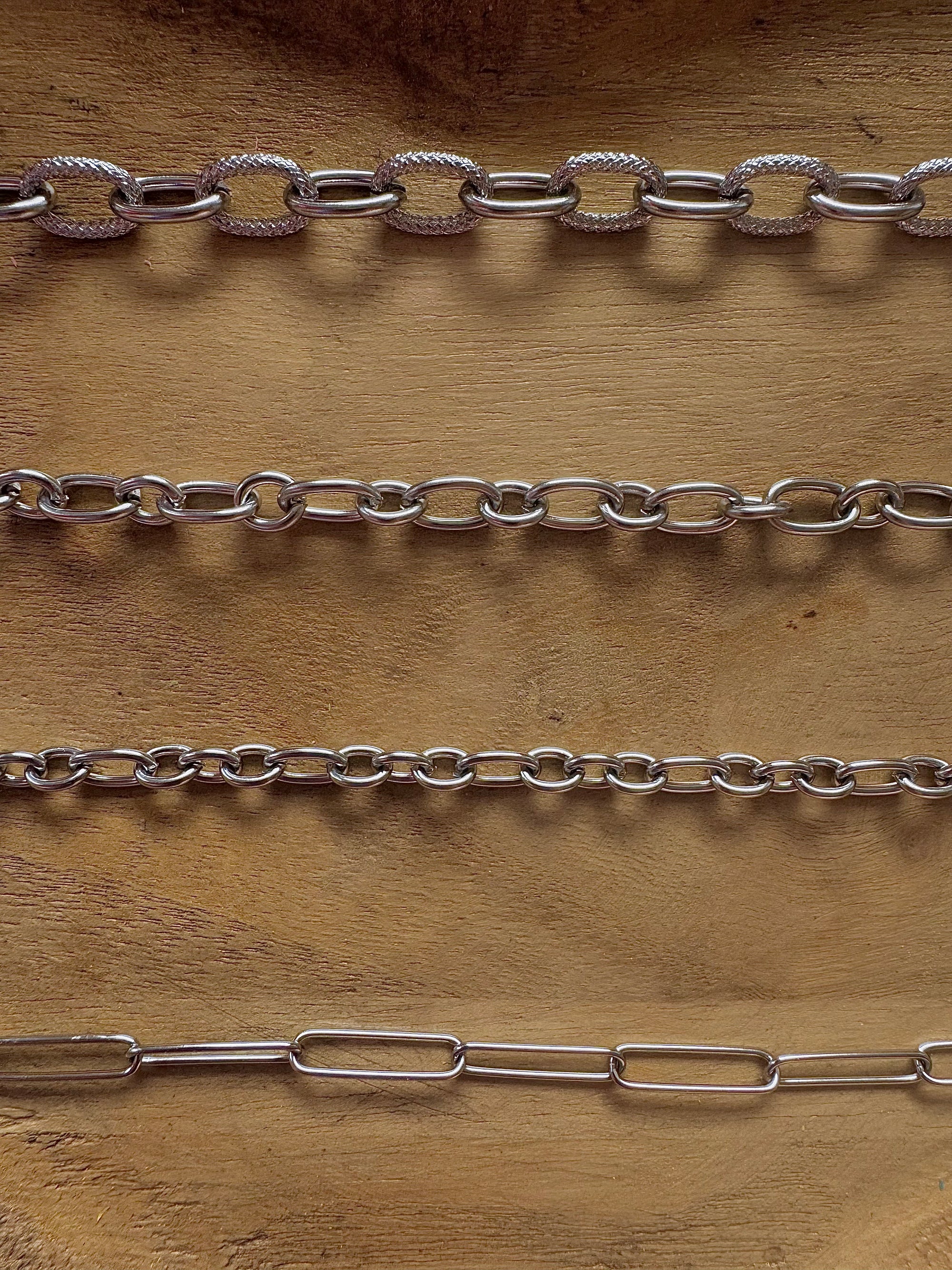 Chaînes personnalisable pour Colliers - Argent