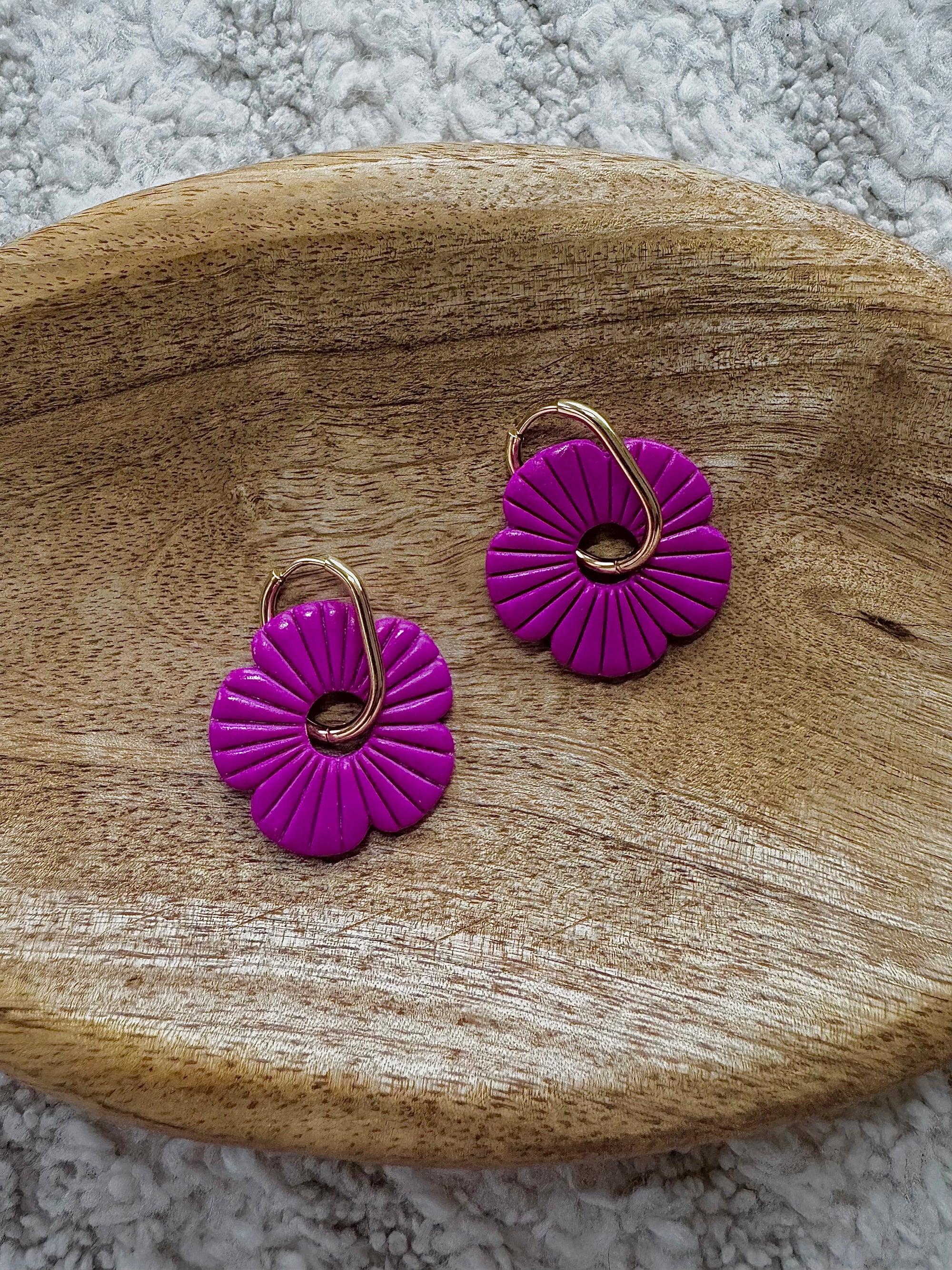 Pampilles - Magenta (sans créoles)