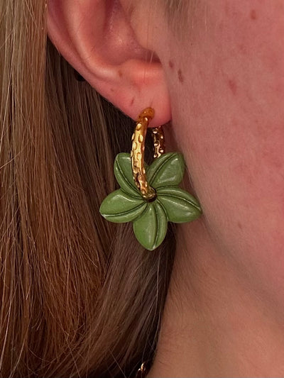 Pampilles Vaiana - Vert (sans créoles)