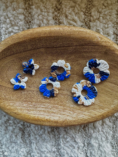 Pampilles - Bleu (sans créoles)