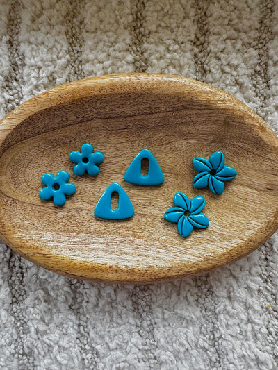 Pampilles - Bleu (sans créoles)