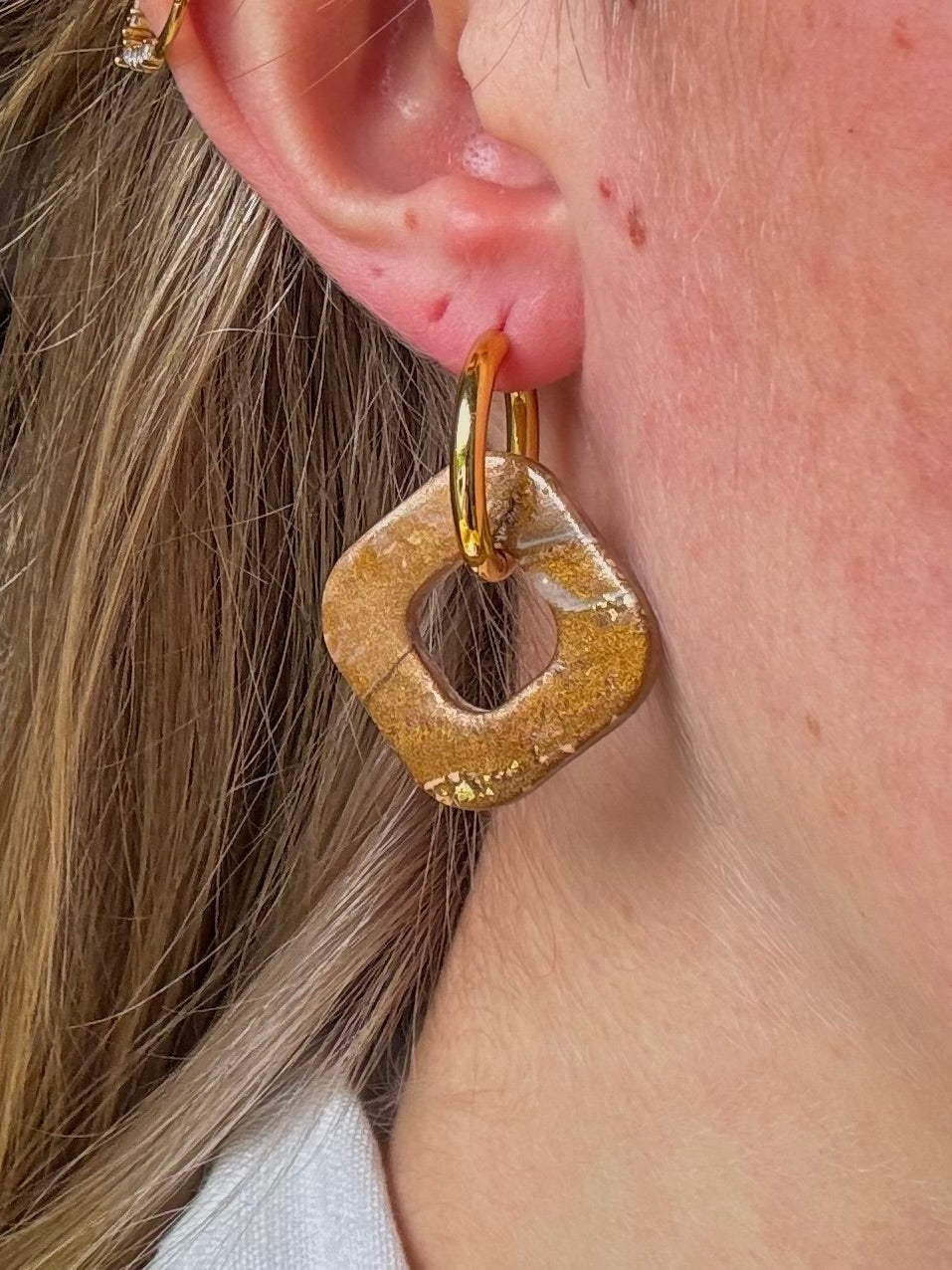 Pampilles Cubia - Marron (sans créoles)