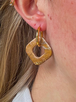 Pampilles Cubia - Marron (sans créoles)