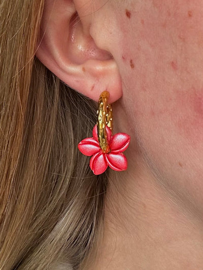 Pampilles Mini Vaiana - Rose pailletée (sans créoles)