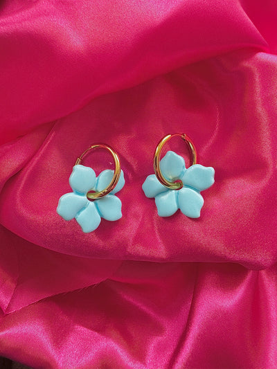 Pampilles - Turquoise (sans créoles)
