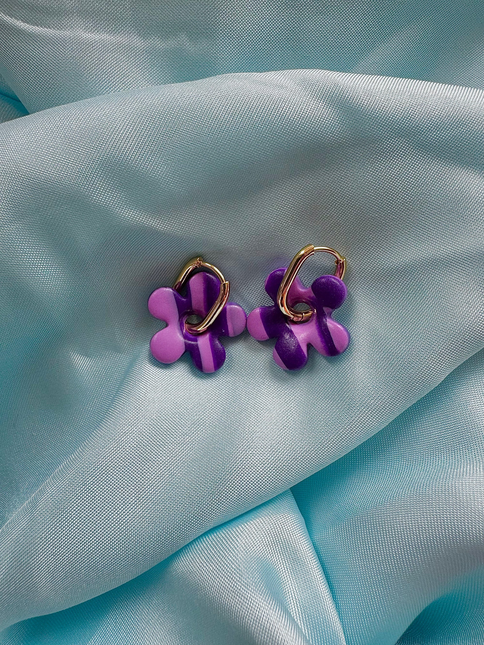 Pampilles - Lila et Violet (sans créoles)