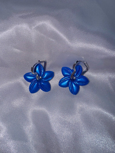 Pampilles - Bleu Irisé (sans créoles)