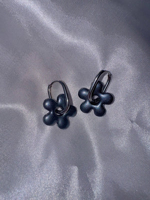Pampilles  - Noir Irisé (sans créoles)