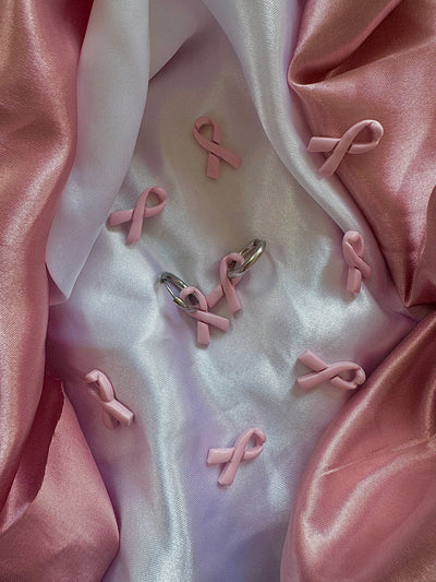 Pampilles - Ruban Rose (sans créoles)
